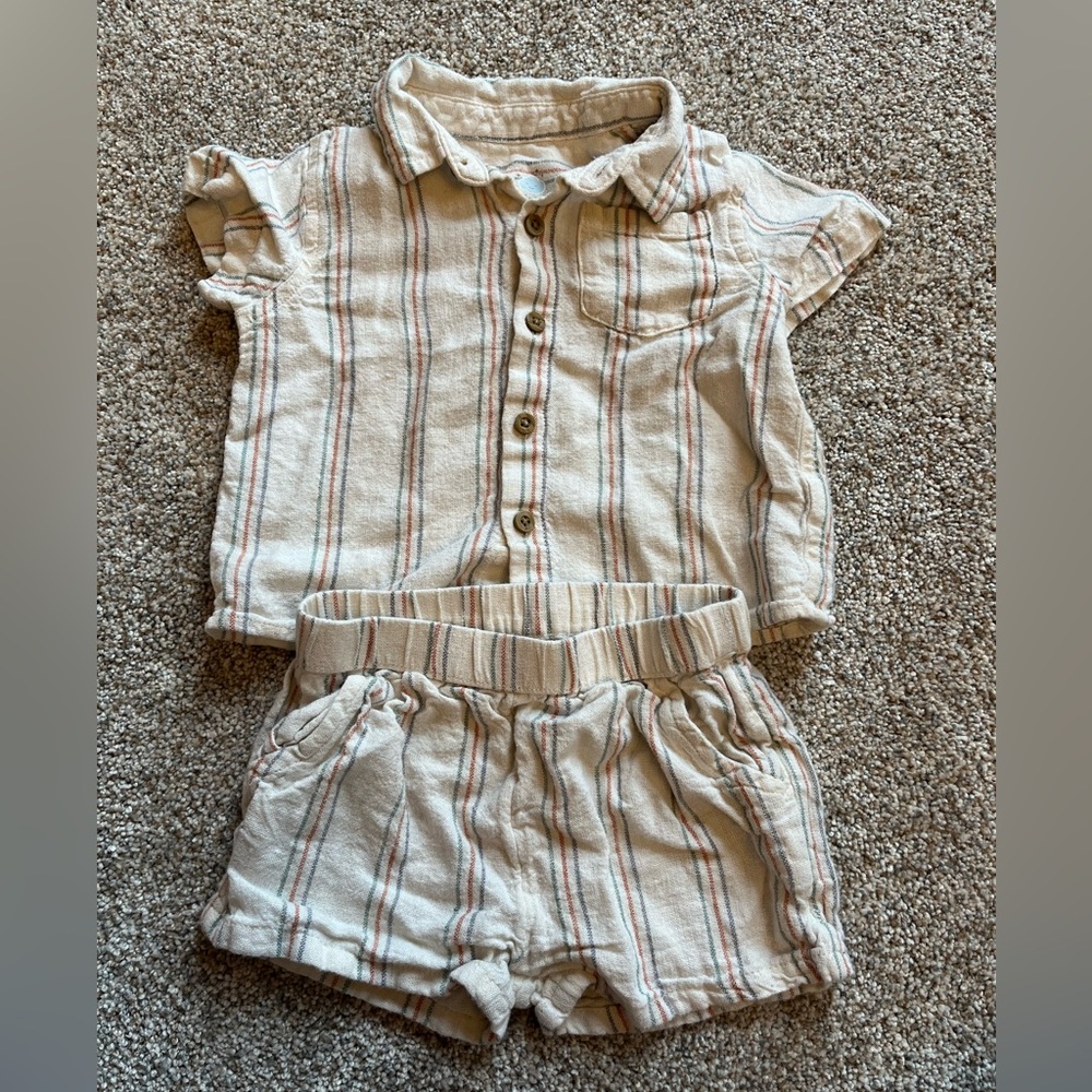 Cloud Island Matching Set, size 6-9 months